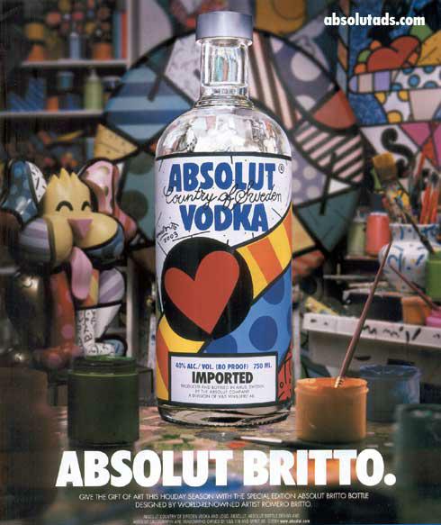 Britto Absolut Vodka