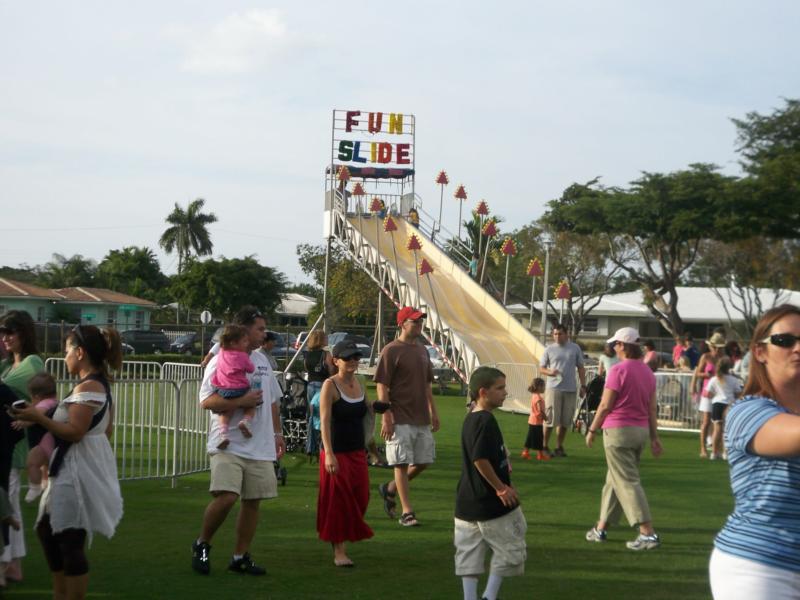 giant slide Miami Shores Unity Day