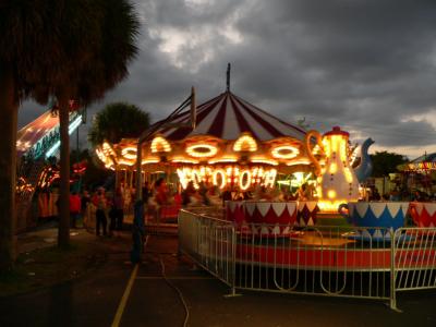 St. Rose Carnival at night St. Rose Carnival at night