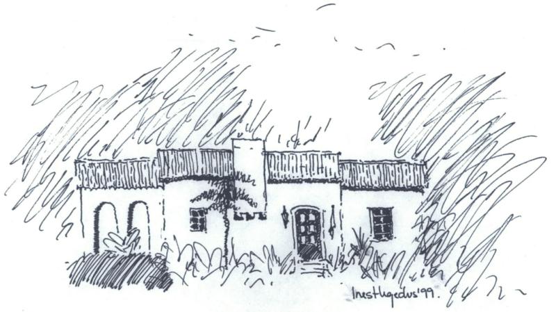 Sketch of Miami Shores Historic Home