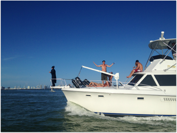 Miamism - batman on a boat